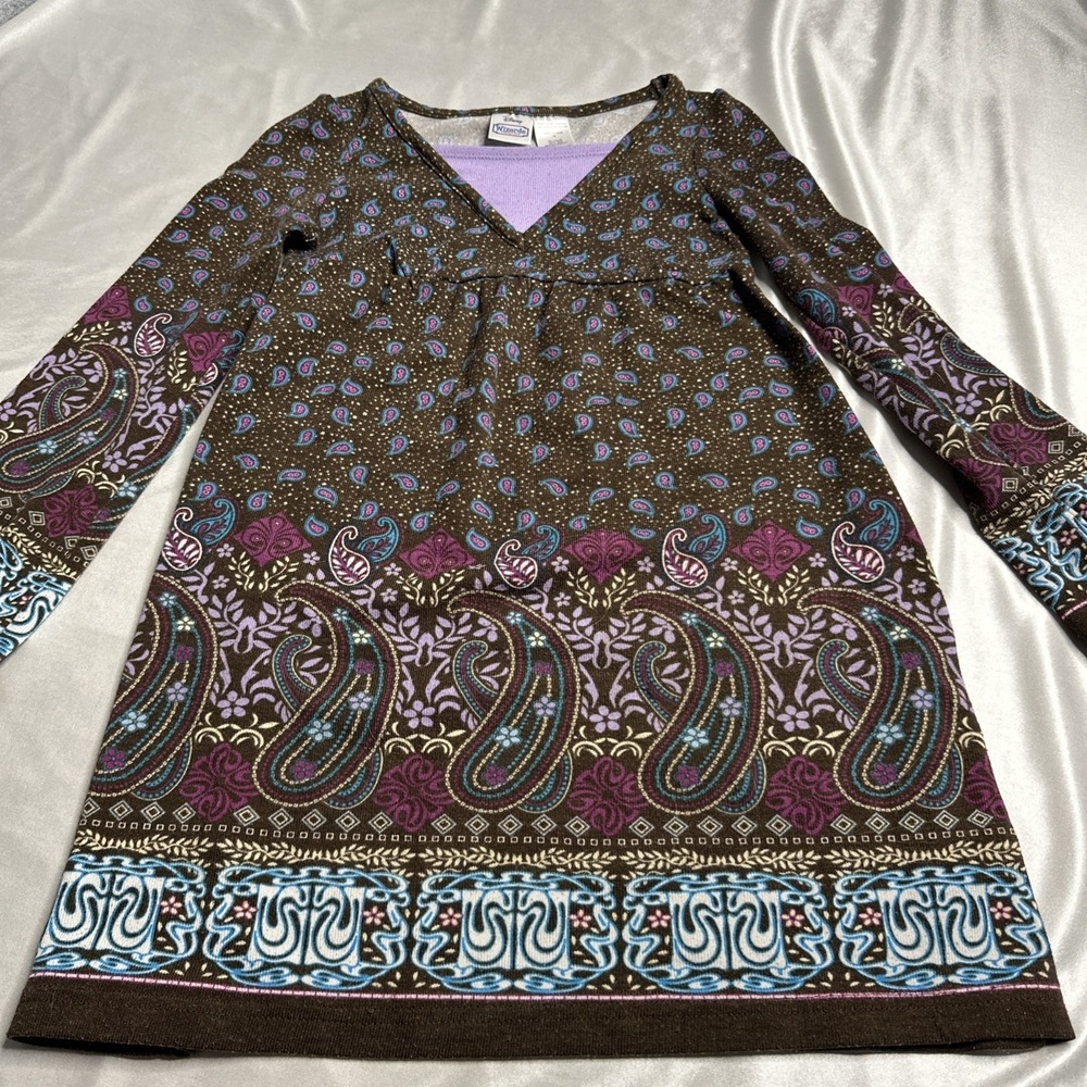 Disney Girls Dress Size 7/8 Wizards of Waverly Place Paisley